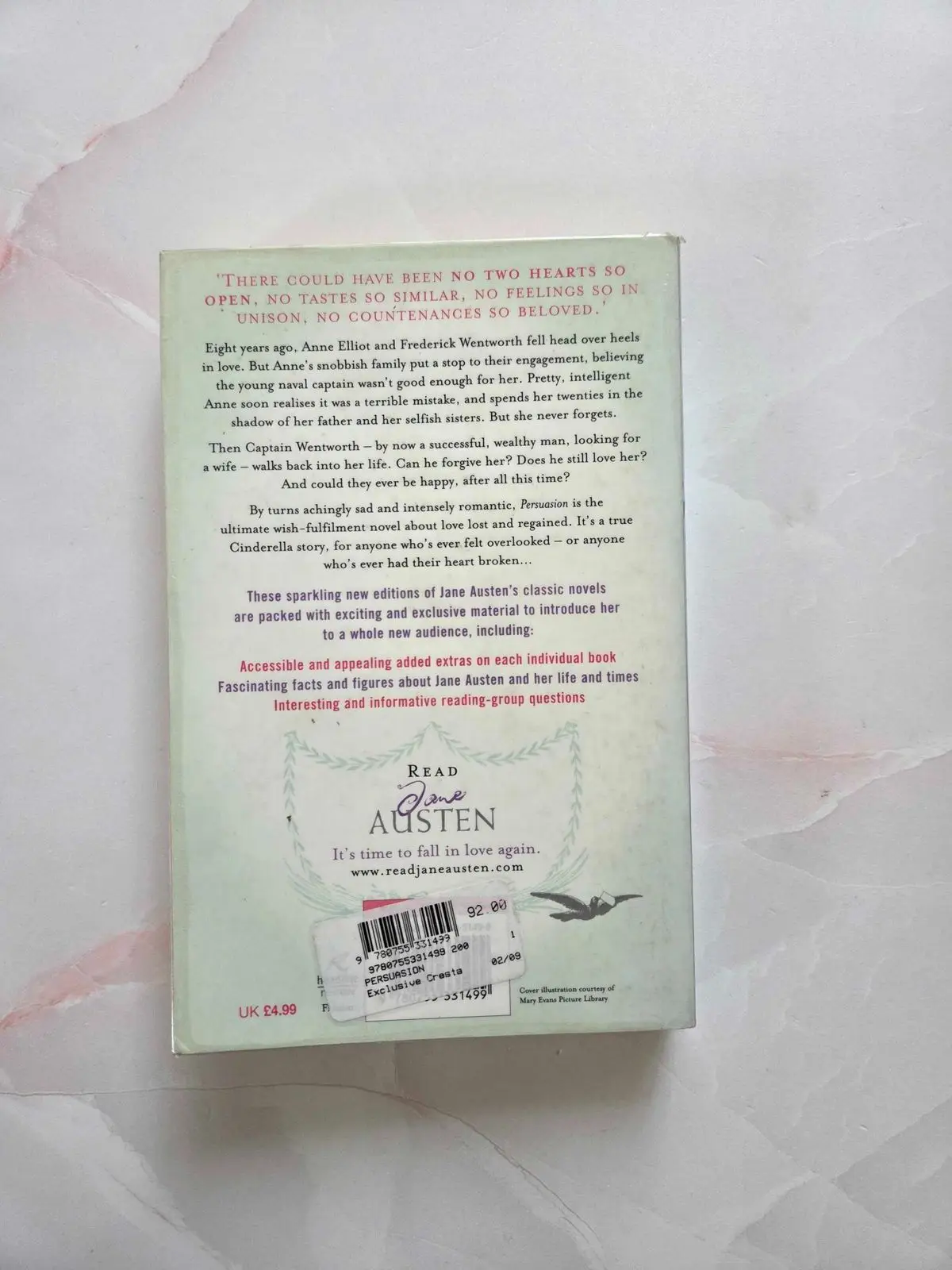 Persuasion by Jane Austen Paperback
