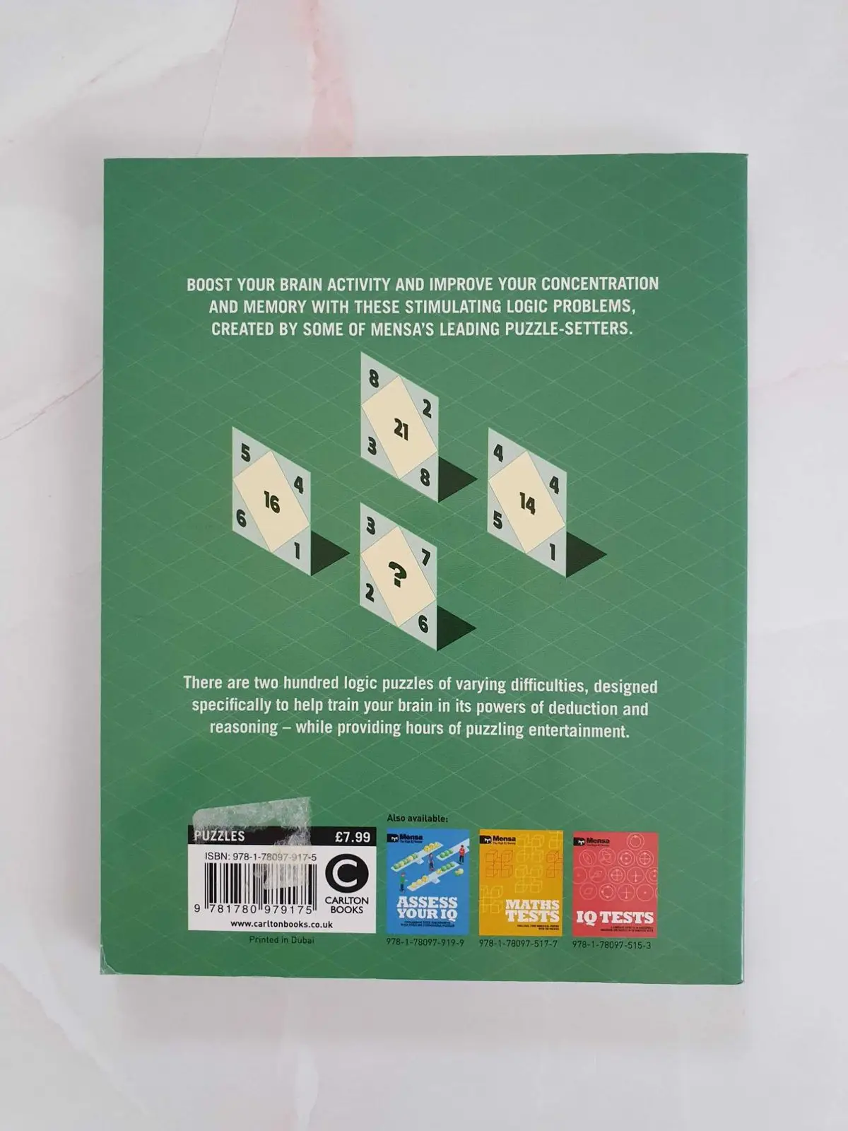 Mensa Logic Challenges Puzzle Book