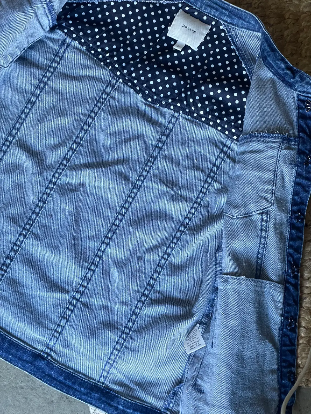 Perfect condition Poetry denim jacket