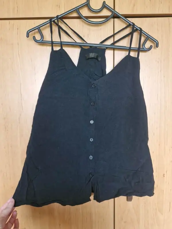 Other Black button blouse