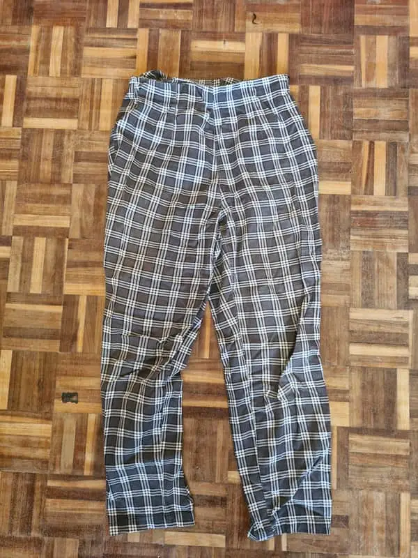 Plaid pants