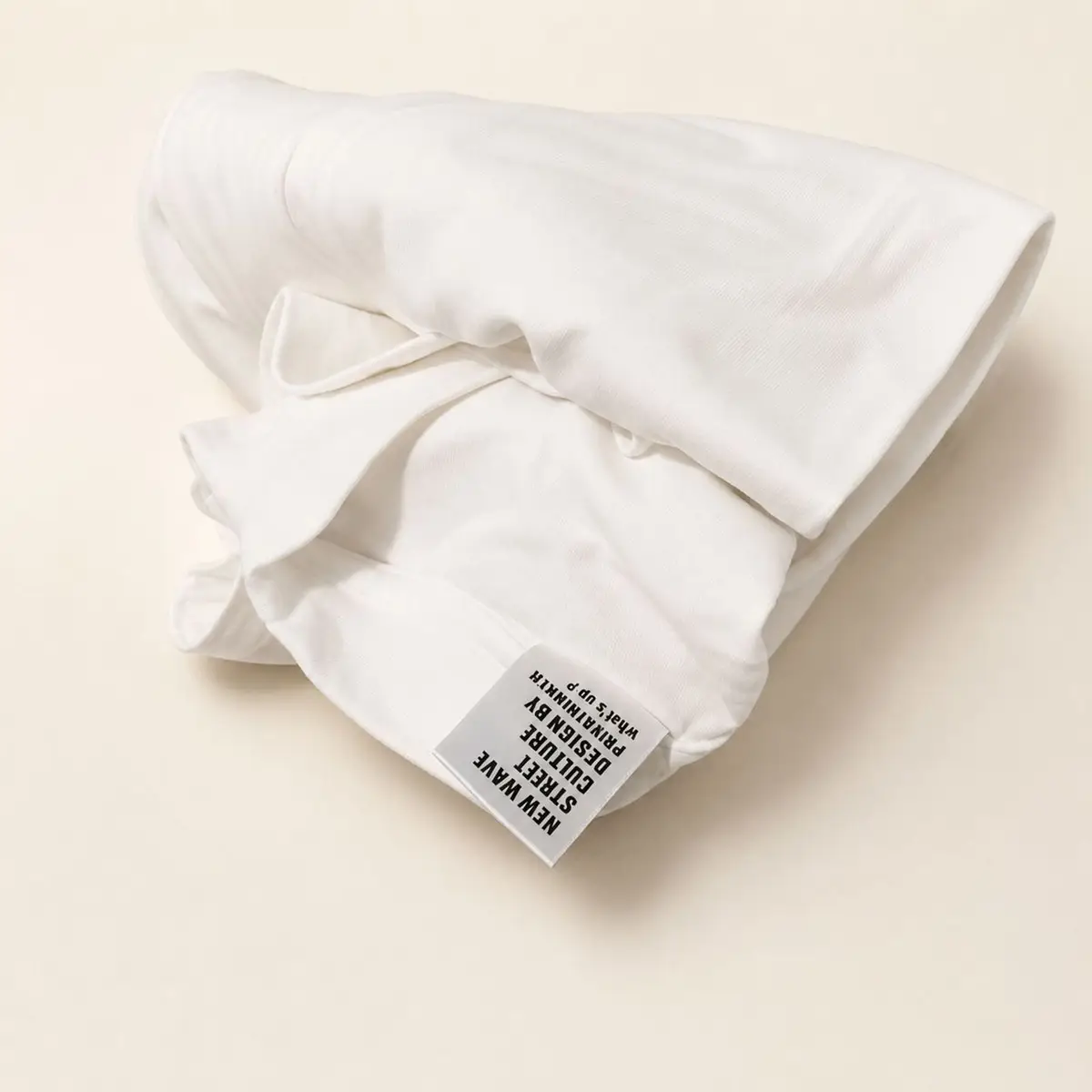 Privy Thinker White Crewneck Tee