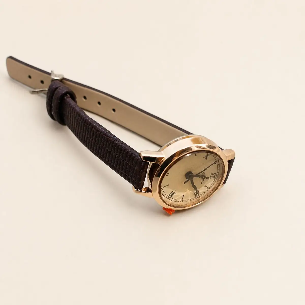 Sage Green Analog Watch with Daisy Charm Bracelet Set
