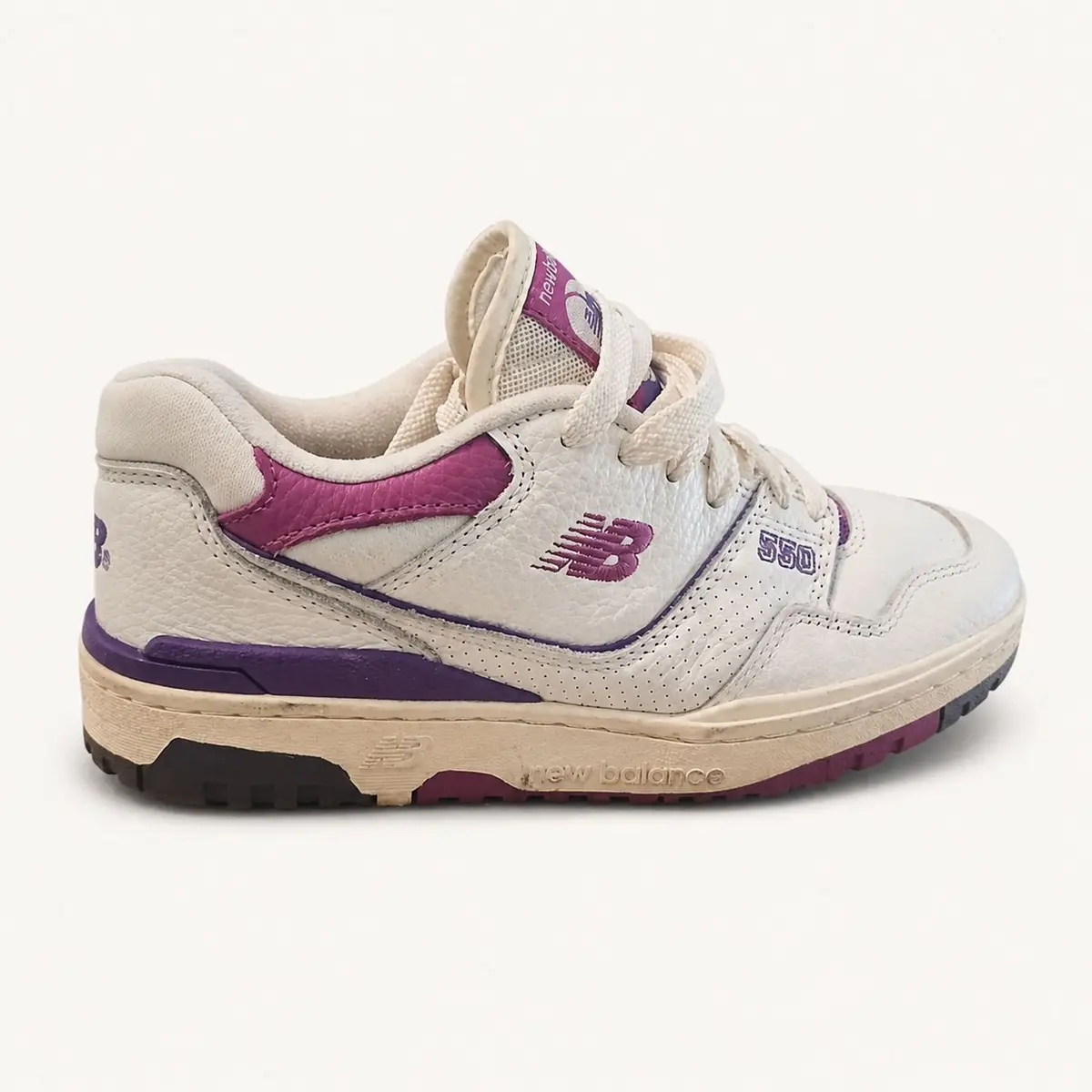 New Balance 550 Retro Tennis Pack White Purple Magenta