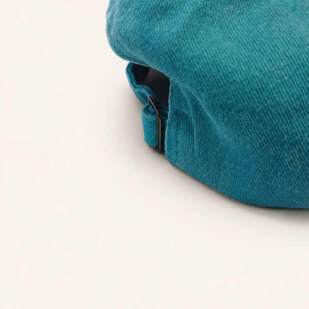 Teal Washed Cotton Cap with Creation of Adam Graphic