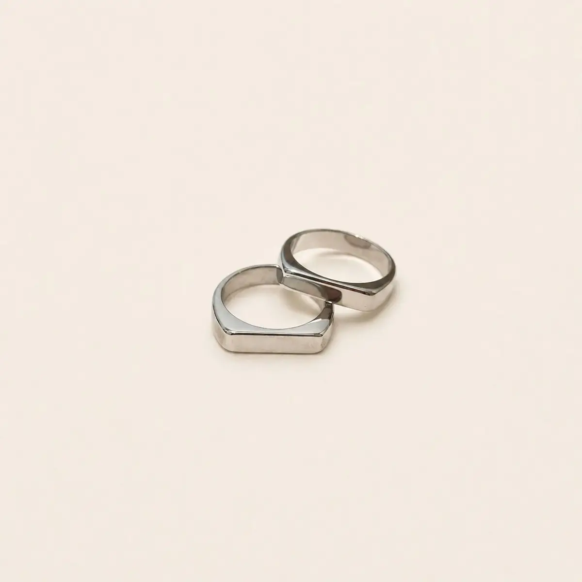 Minimalist Silver Signet Ring