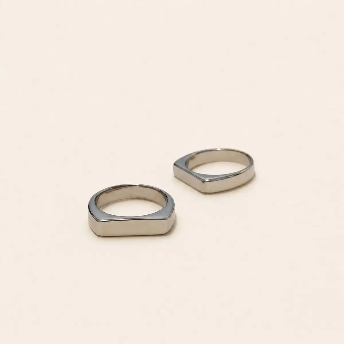 Minimalist Silver Signet Ring
