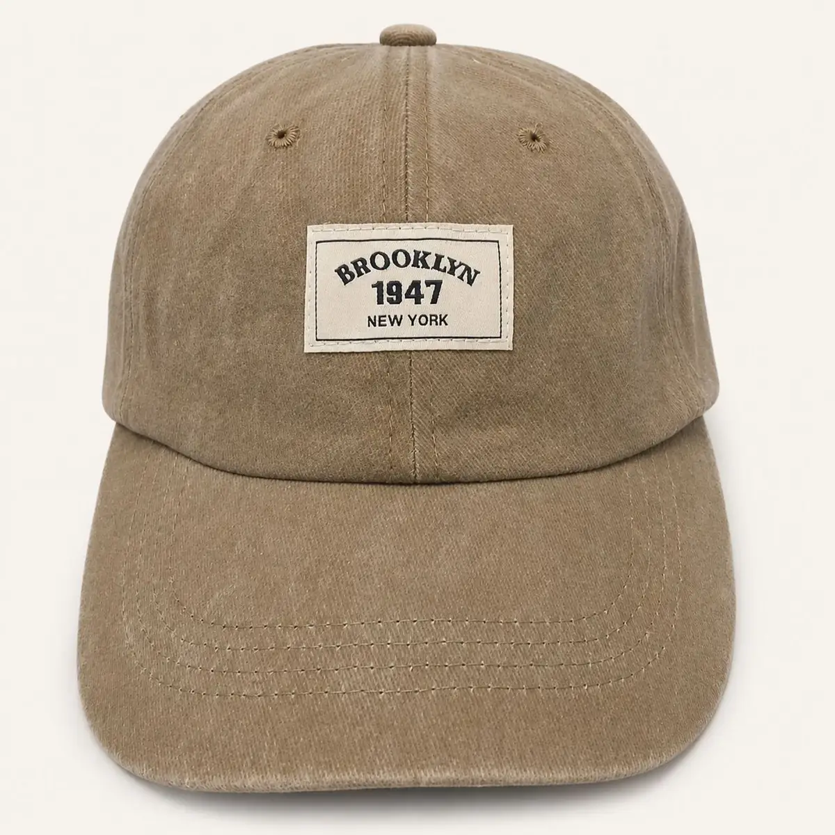Brown Brooklyn 1947 Washed Cotton Cap