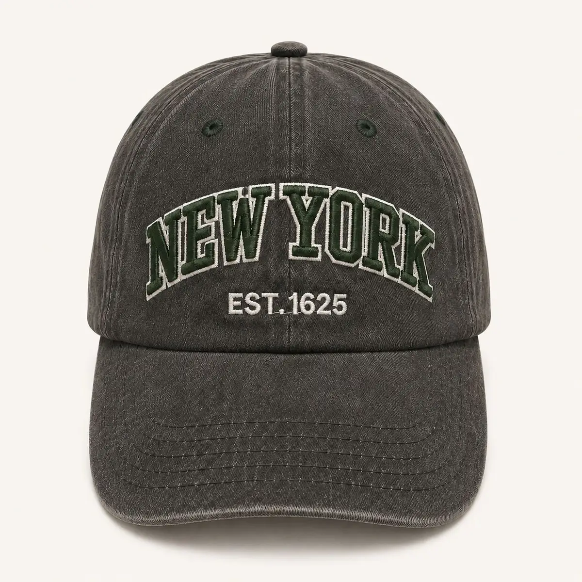 Brown Brooklyn 1947 Washed Cotton Cap