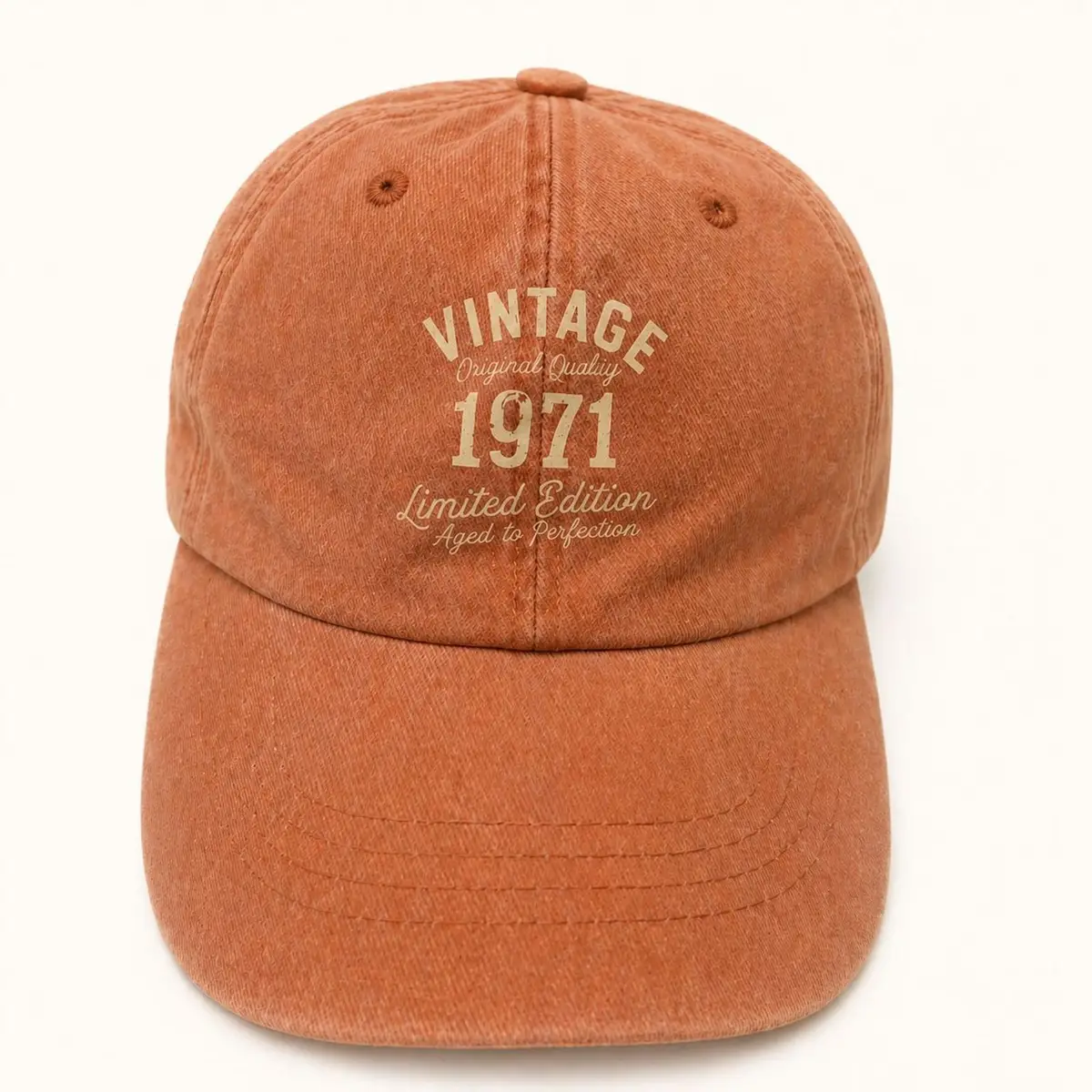 Vintage 1971 Limited Edition Orange Cap