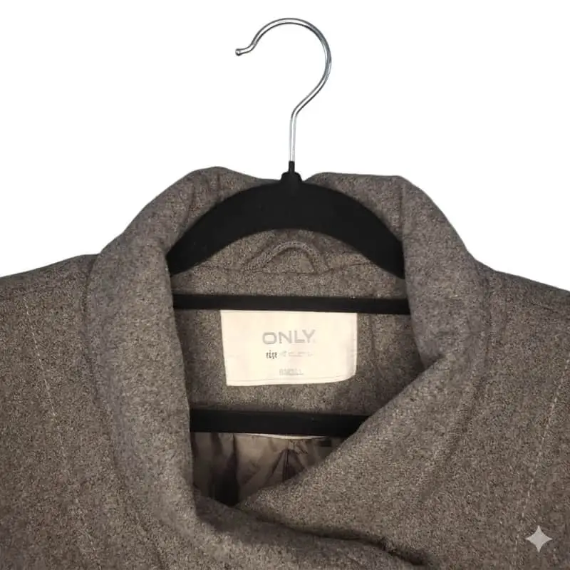 ONLY Edge Collection Grey Double-Breasted Coat