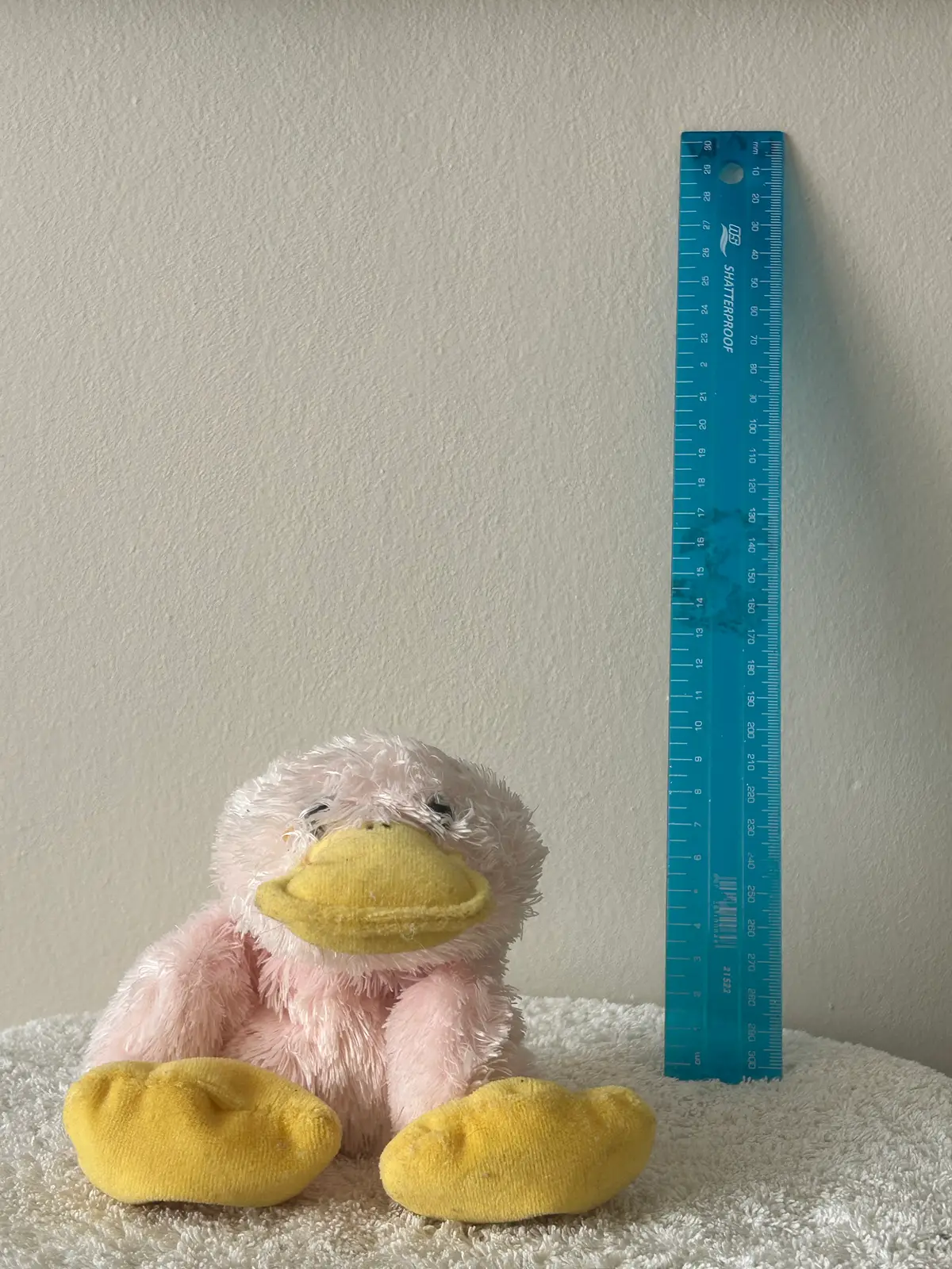 Pink Plush Duck Soft Toy