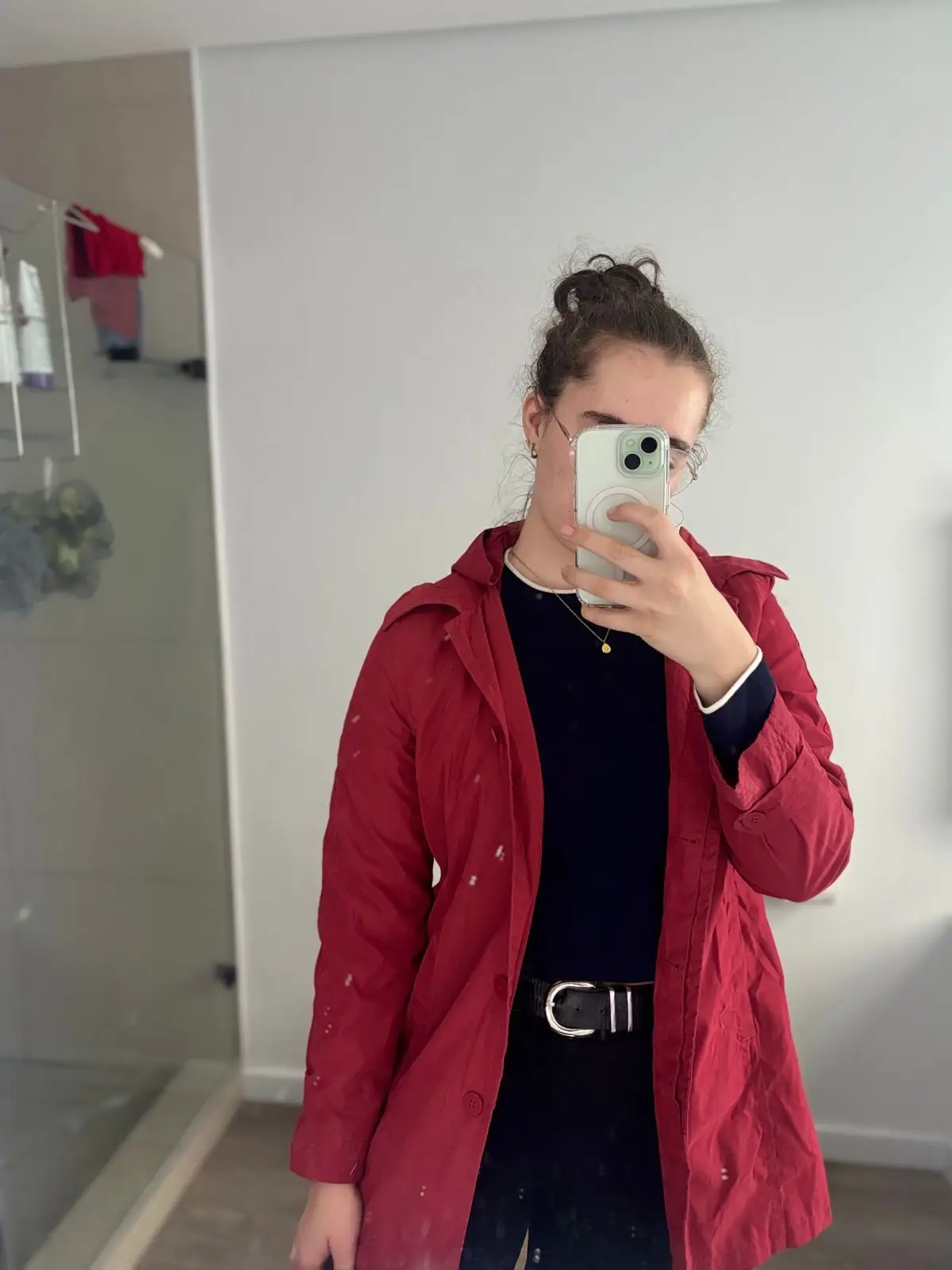 Woolworths Woolworths Red Mid-Length Coat