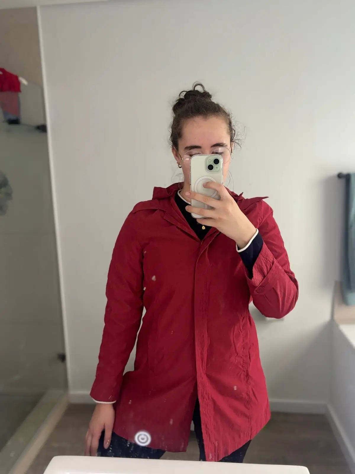 Woolworths Red Mid-Length Coat