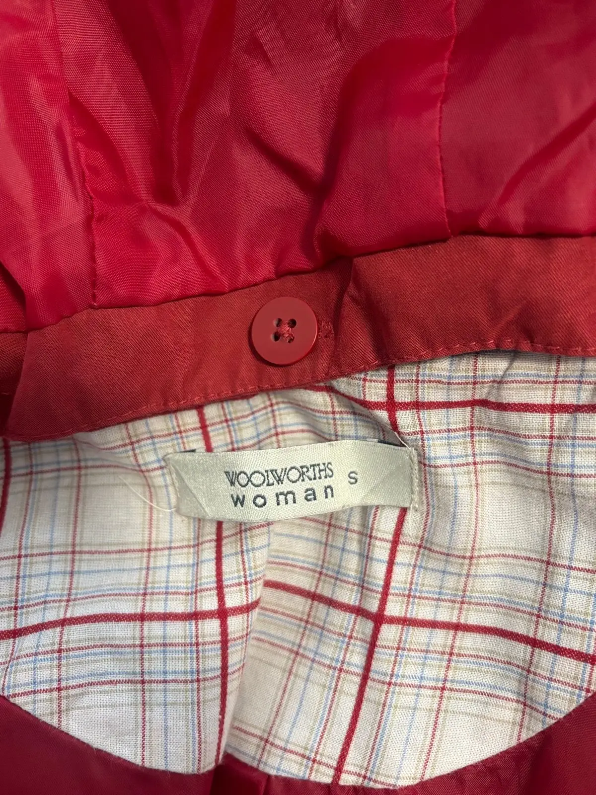 Woolworths Red Mid-Length Coat