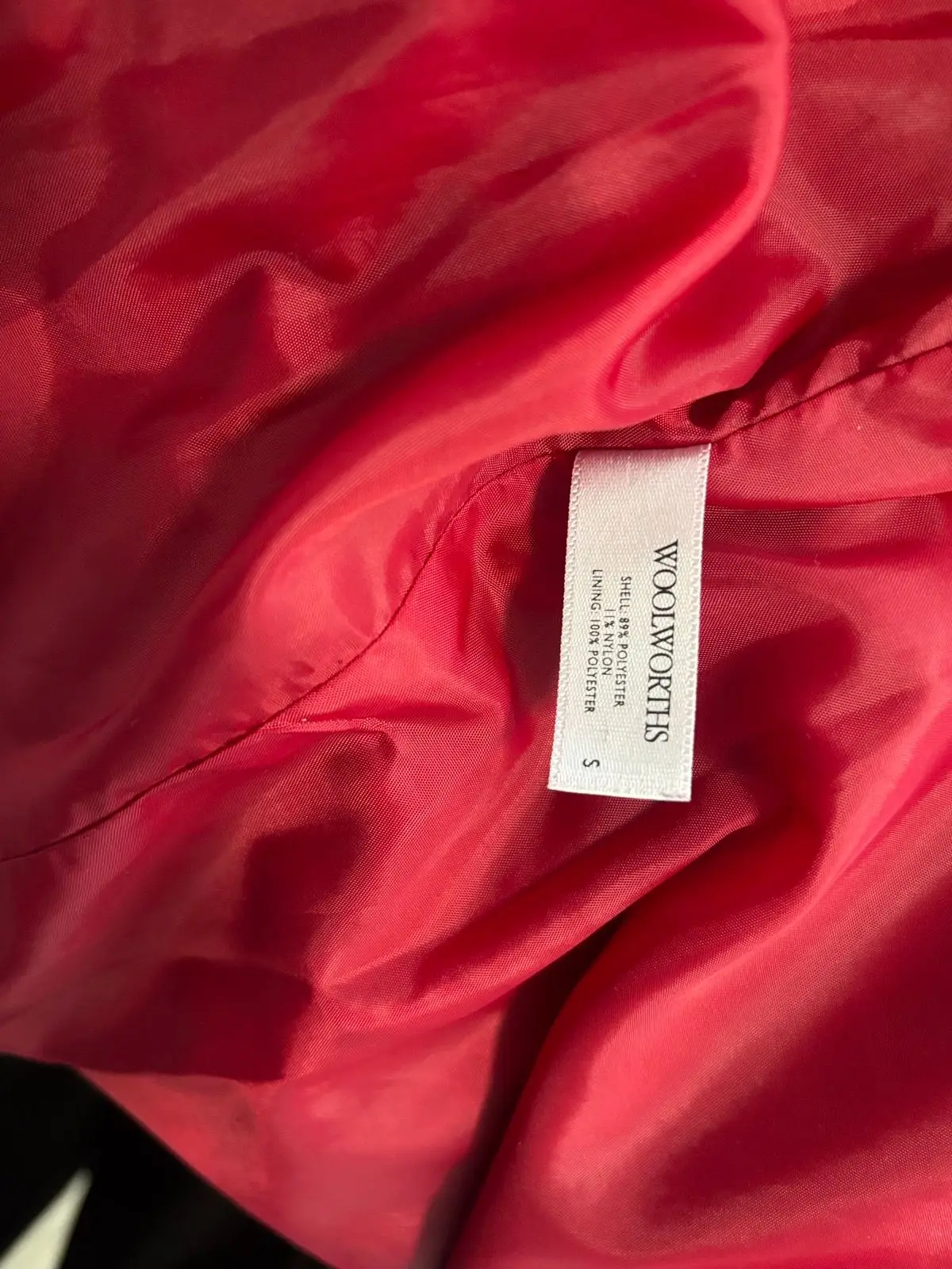Woolworths Red Mid-Length Coat