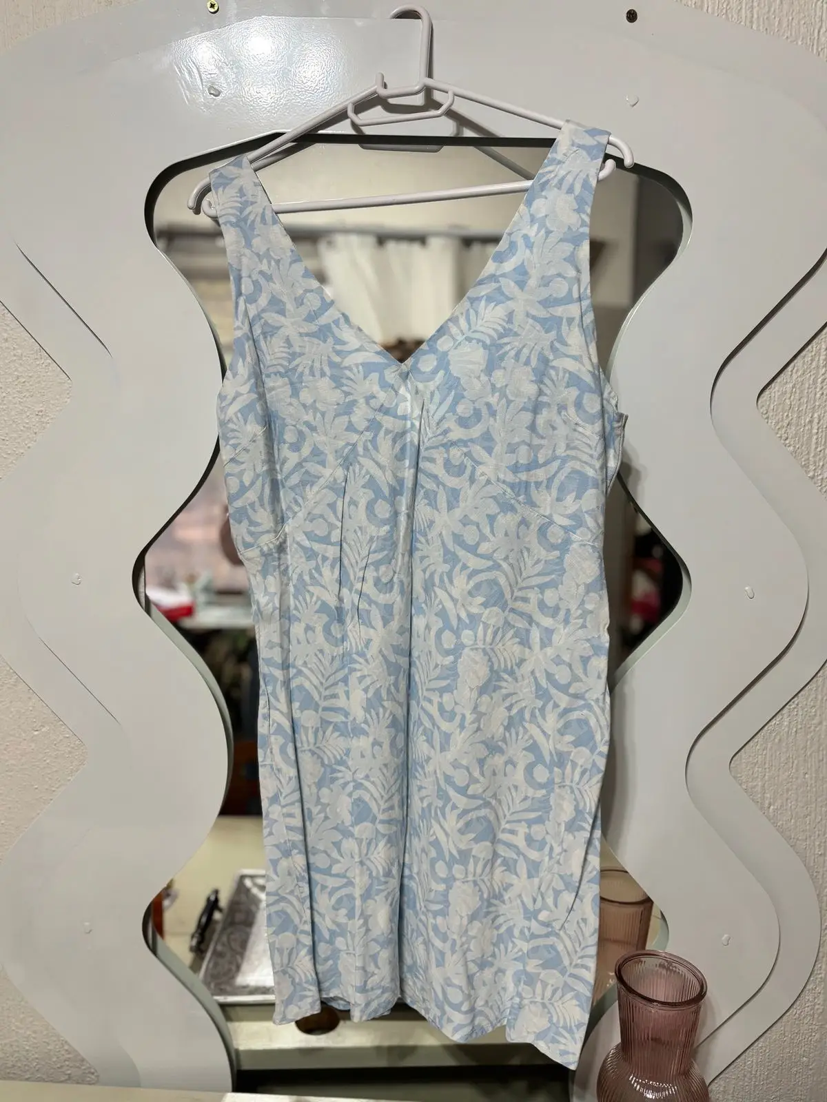 Cotton On Cotton On Light Blue Floral Sleeveless Dress