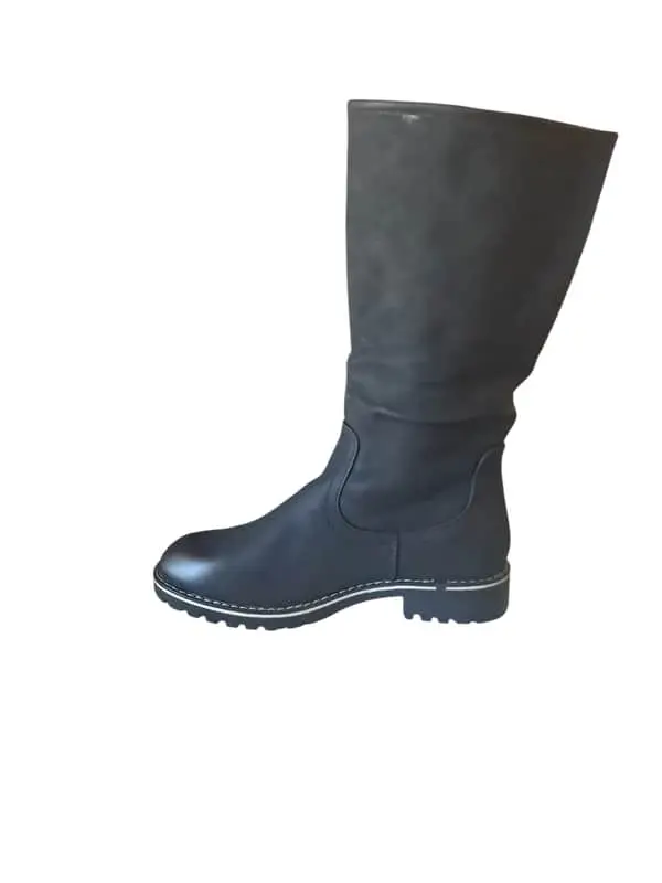 Furlined boots (black)