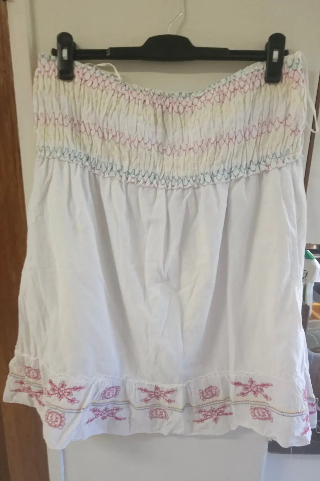 Mr Price White Smocked Strapless Top