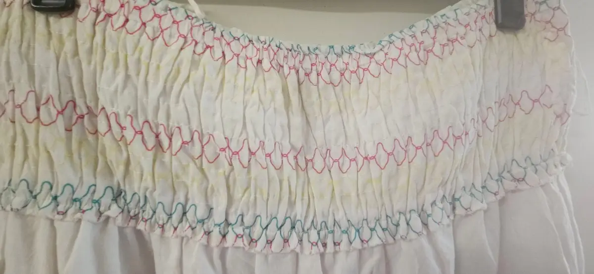 Mr Price White Smocked Strapless Top
