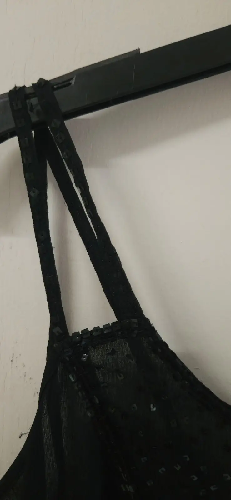 Woolworths Black Sequin Detail Camisole Top