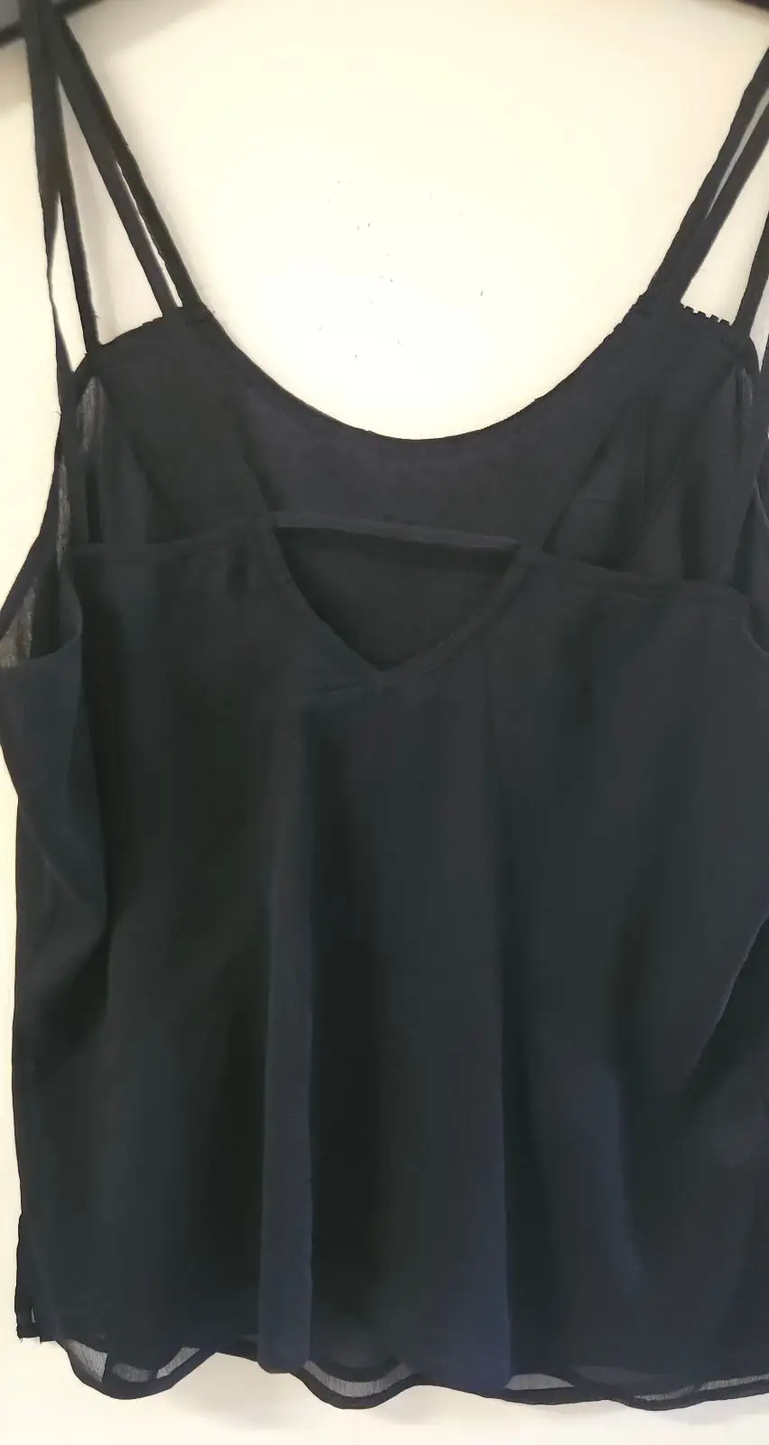 Woolworths Black Sequin Detail Camisole Top