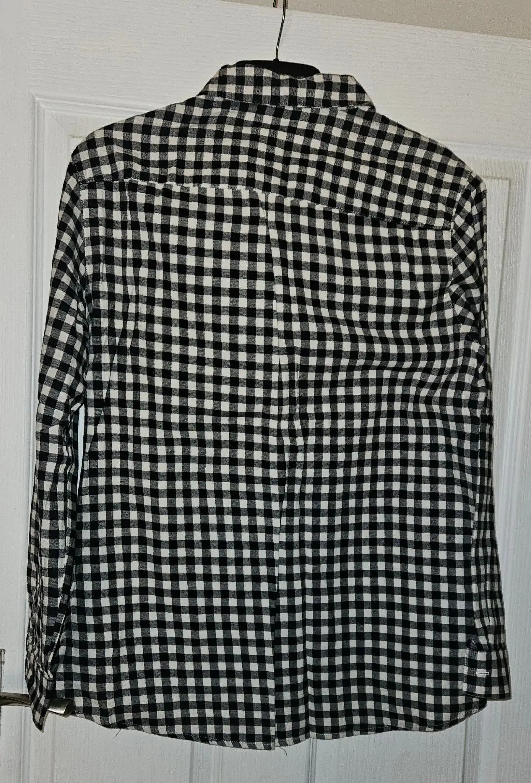 Edgars Penny C Black and White Gingham Shirt