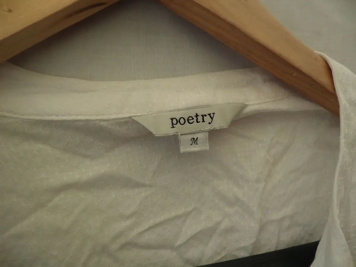 Poetry White Short Sleeve Blouse