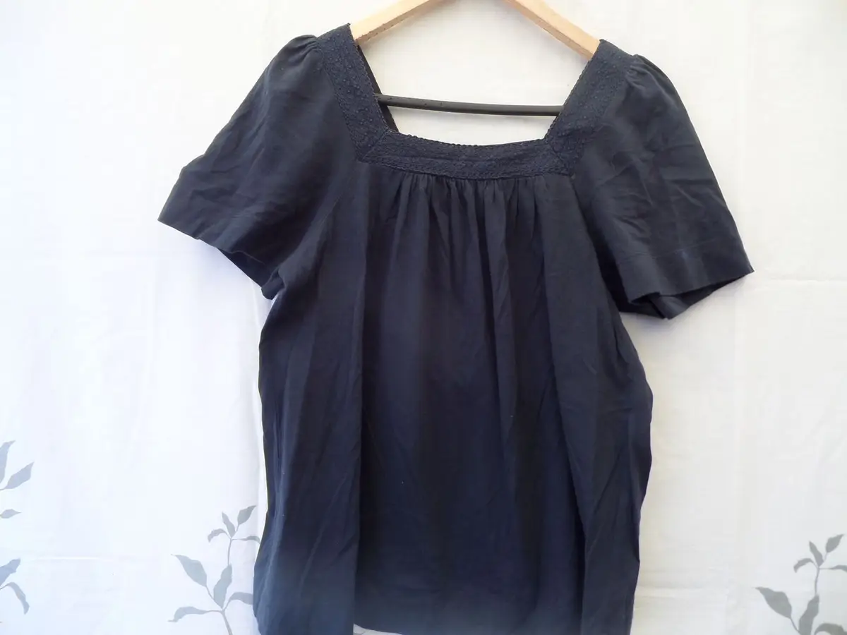 Woolworths Square Neck Short Sleeve Blouse
