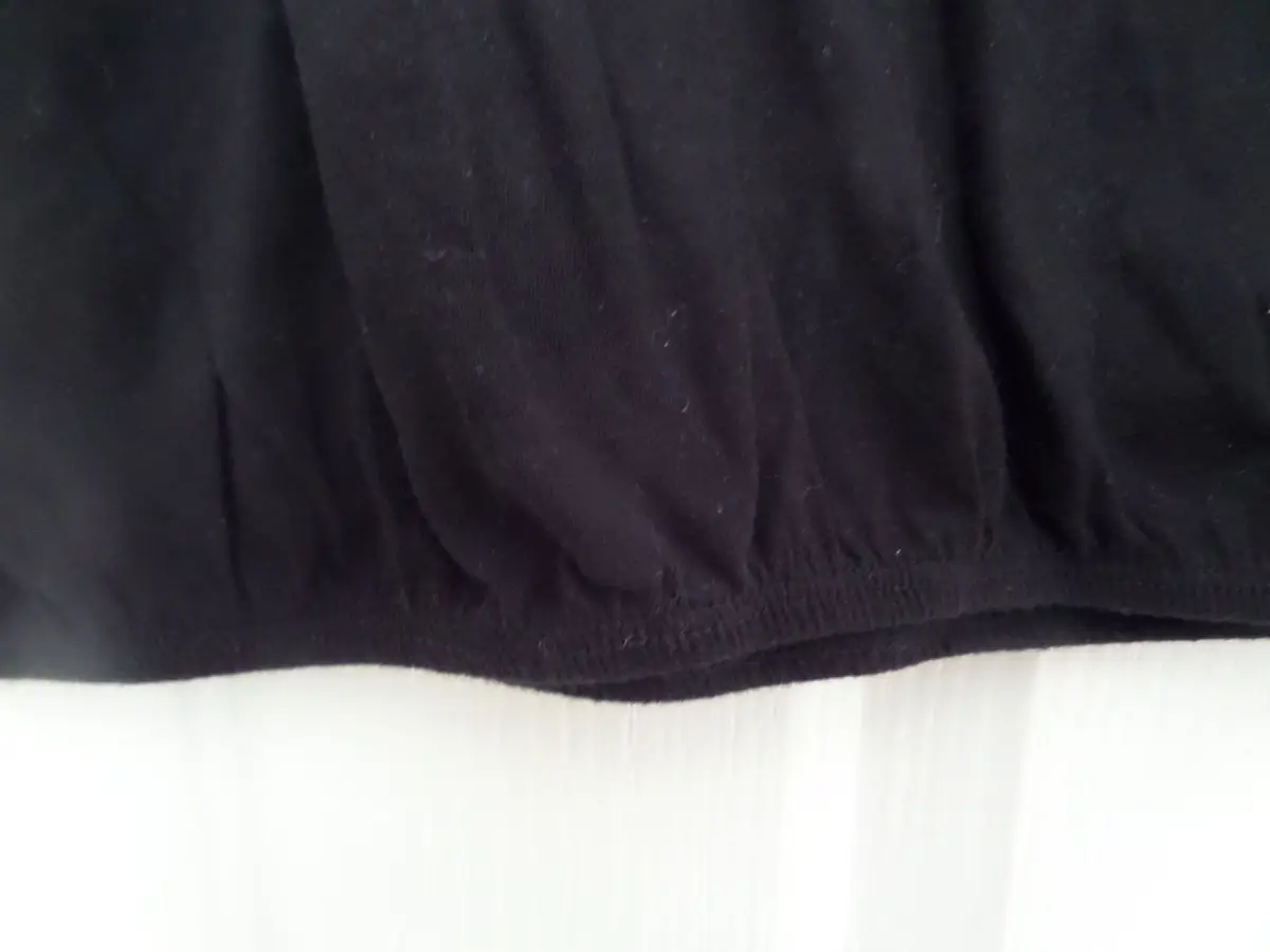 Woolworths Black Ruffle Detail Blouse