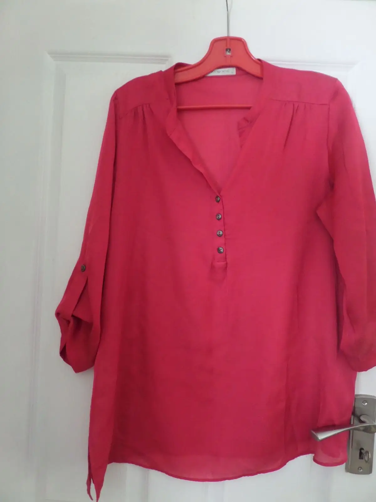Woolworths Pink Long-Sleeve Blouse