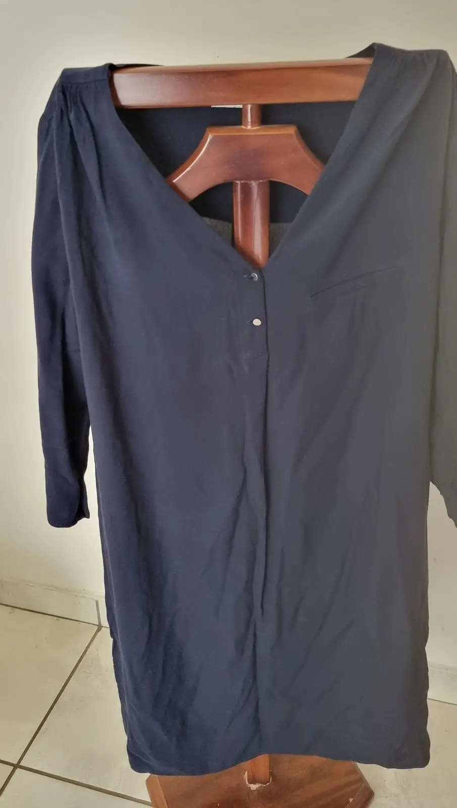 Woolworths Woolworths Navy Long-Sleeve Dress