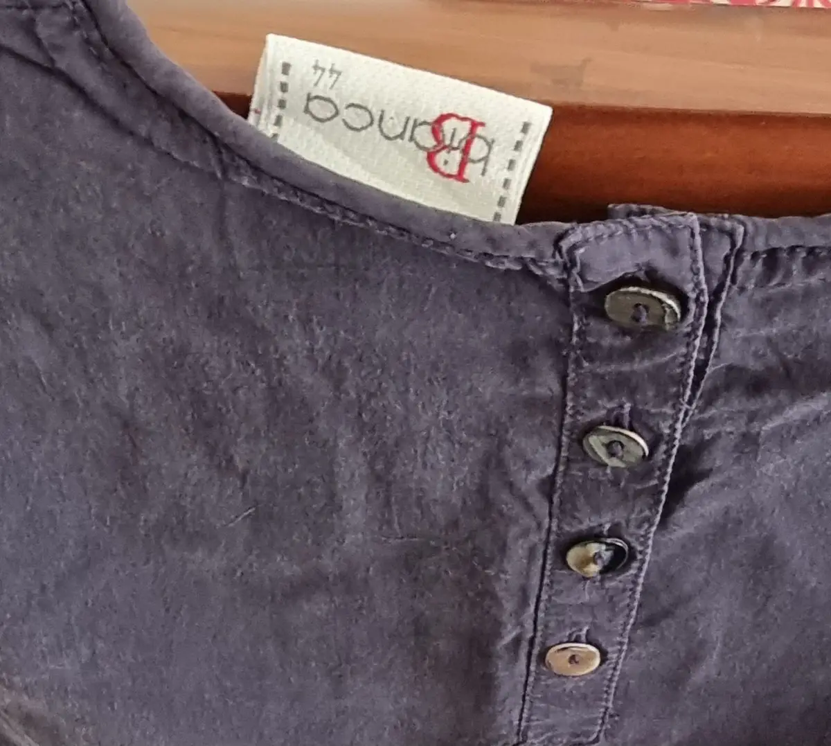 Dark Purple Short Sleeve Top
