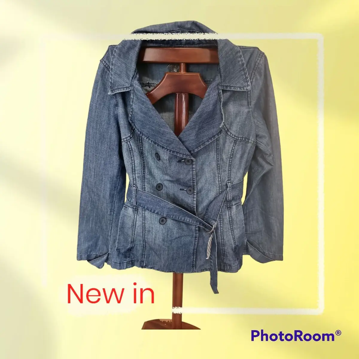 Woolworths Woolworths Double Breasted Denim Belted Jacket