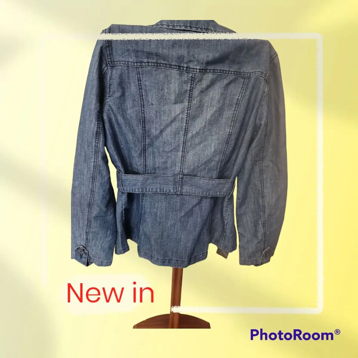 Woolworths Double Breasted Denim Belted Jacket