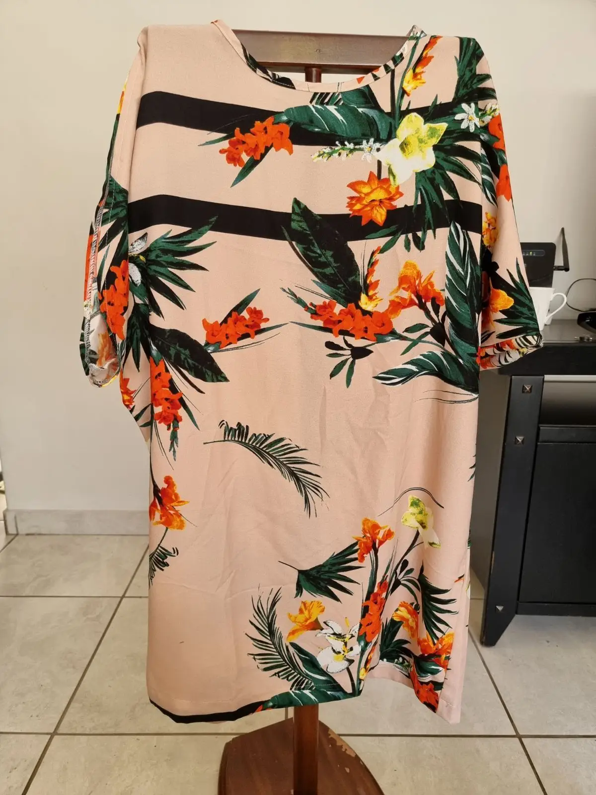 Superbalist Superbalist Peach Floral Print Dress