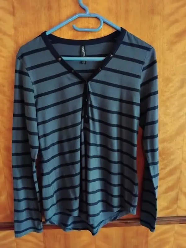 David Jones ladies long sleeve striped t shirt