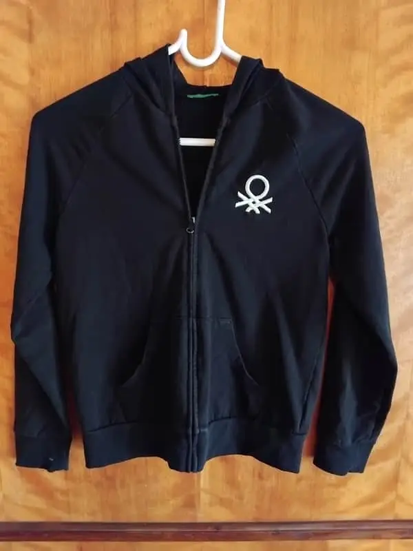 Benetton Boys black Hoodie