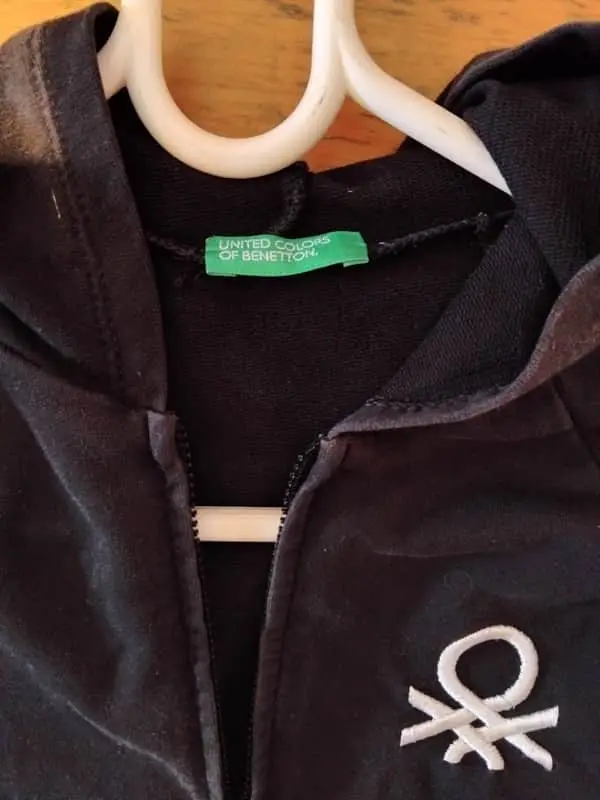 Benetton Boys black Hoodie