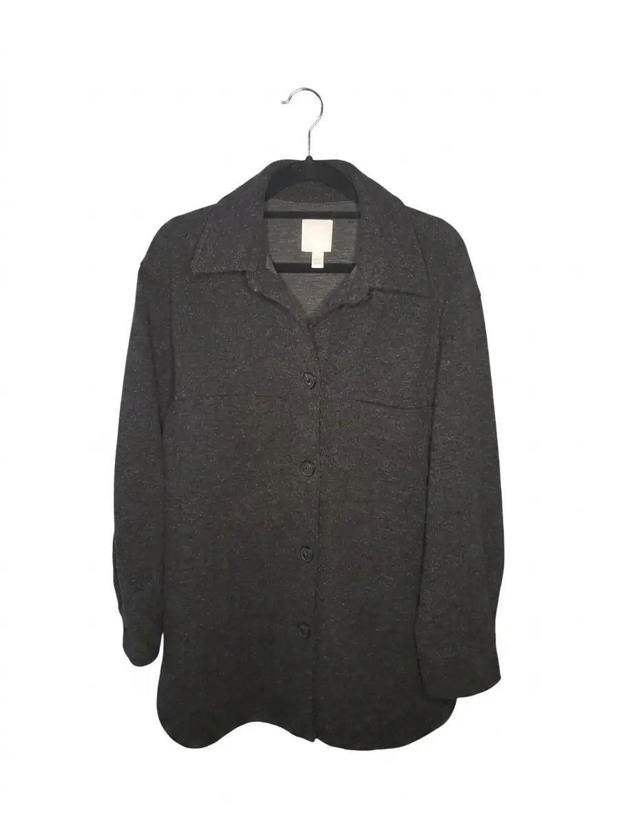 H&M Dark Grey Button-Up Shacket