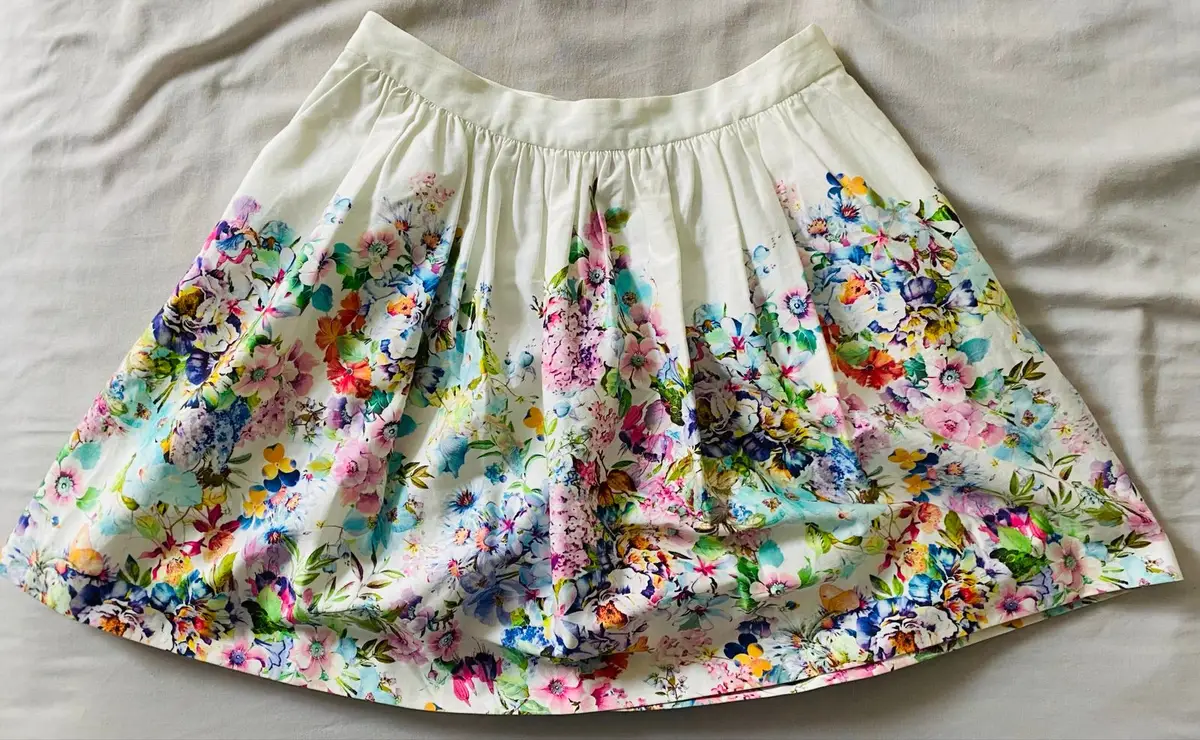 Forever New Forever New Floral Print A-Line Skirt