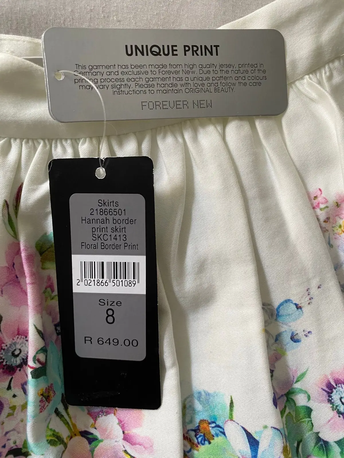 Forever New Floral Print A-Line Skirt