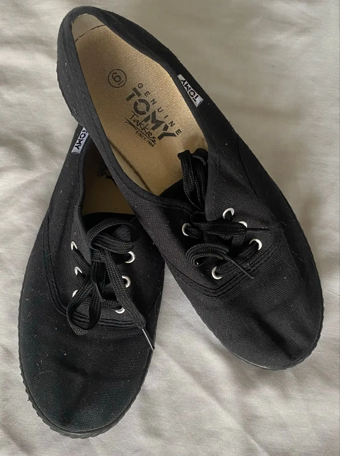 Tomy Takkies Tomy Takkies Classic Black Canvas Shoes