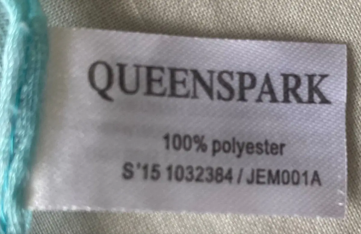 Queenspark Light Blue Butterfly Print Scarf