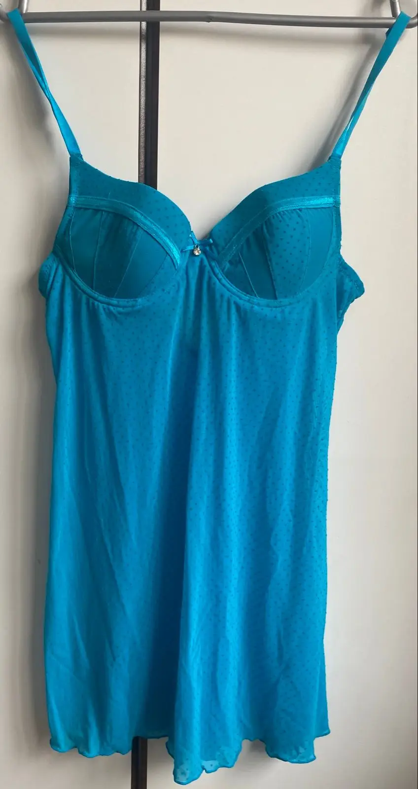Edgars Edgars Turquoise Blue Babydoll Chemise