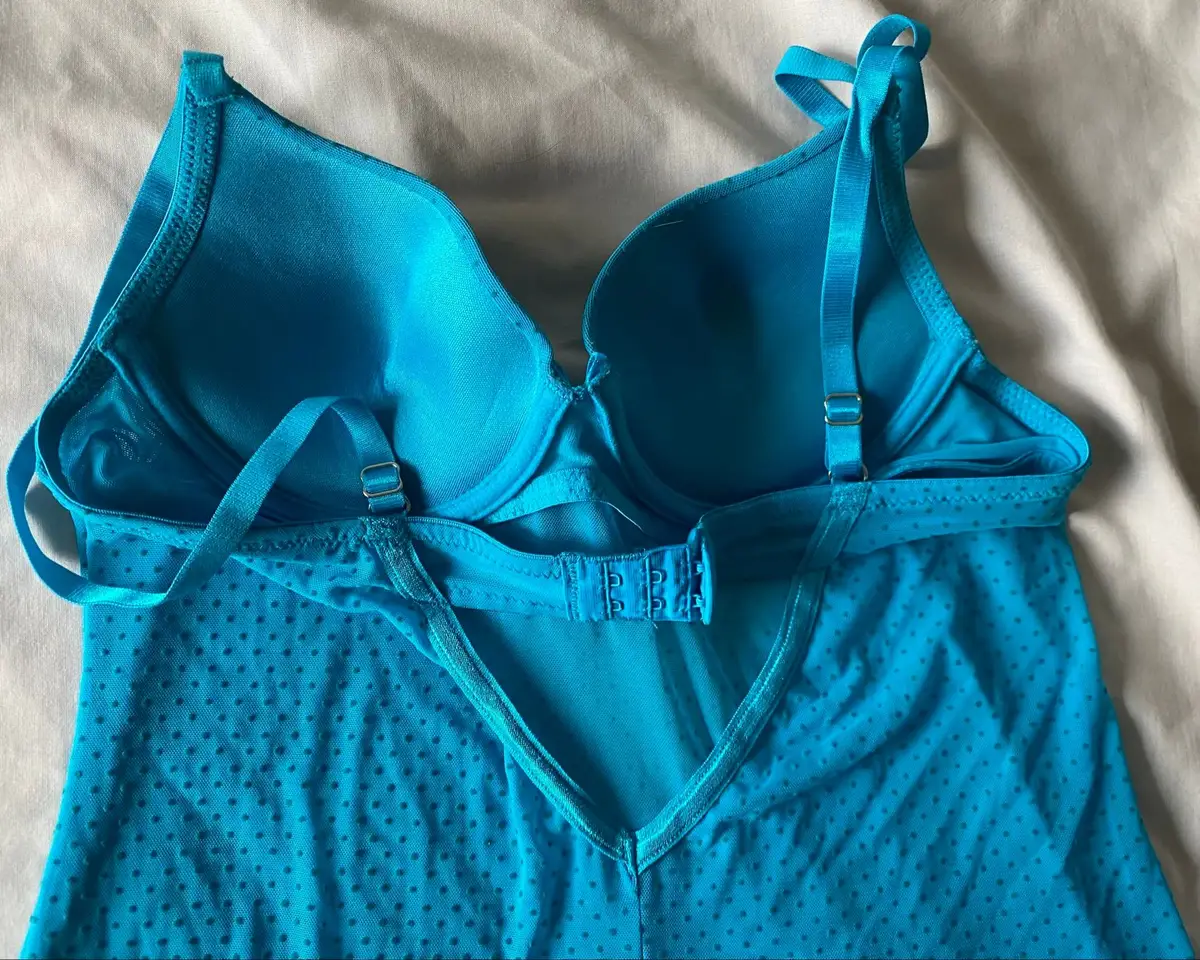Edgars Turquoise Blue Babydoll Chemise