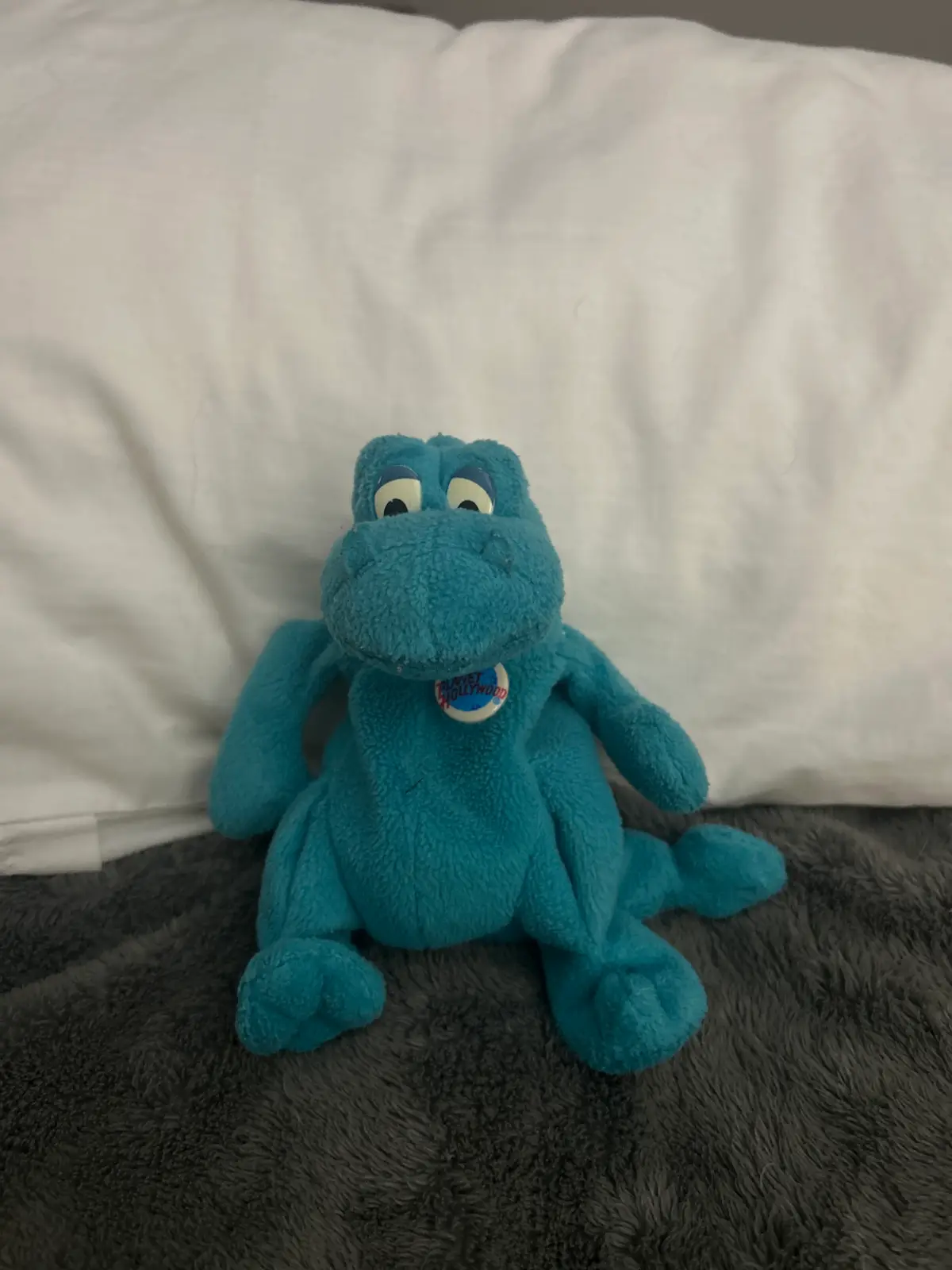 Planet Hollywood Vintage Planet Hollywood Blue Dinosaur Plush Toy