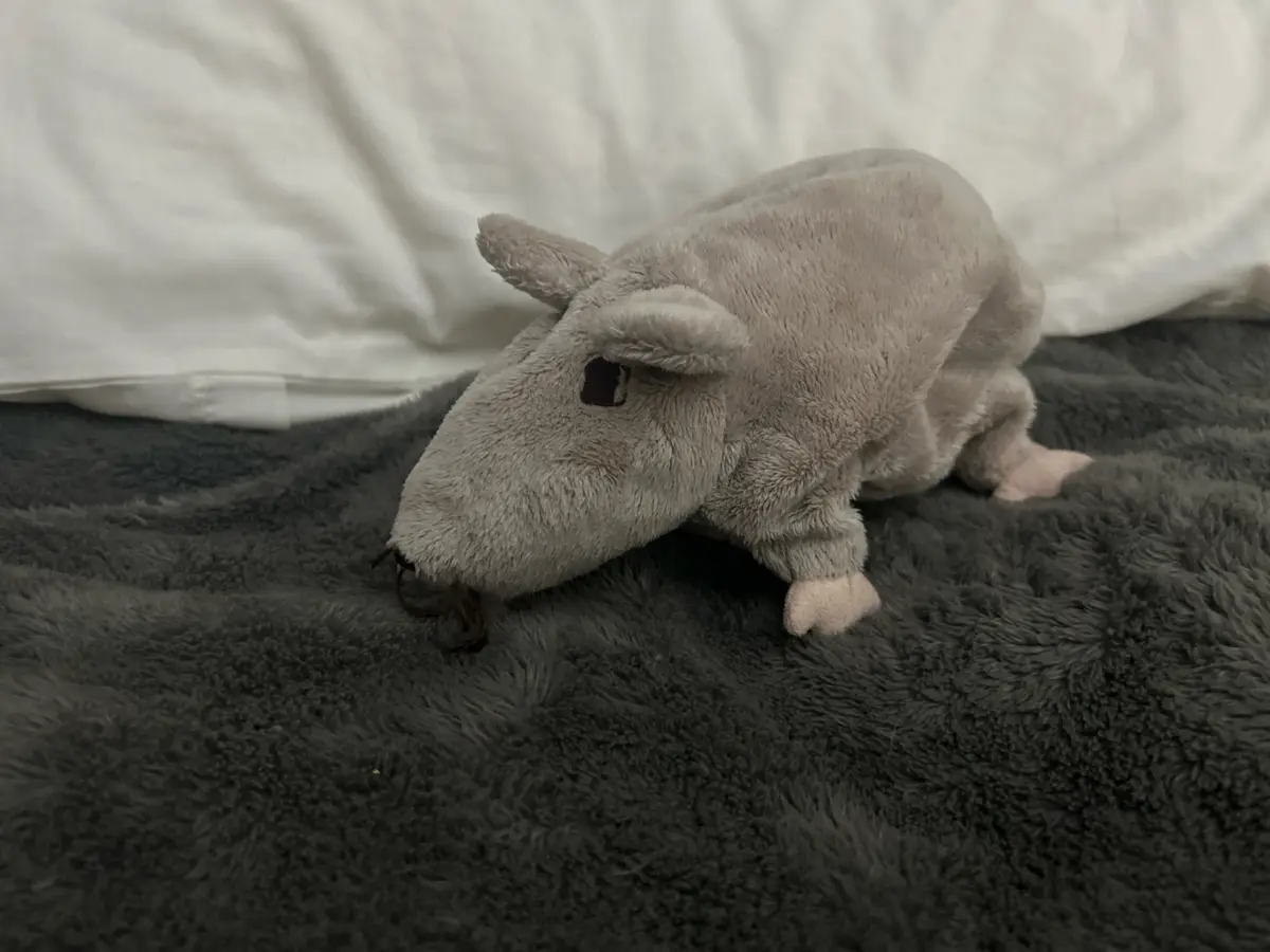IKEA Gosig Ratta Plush Grey Rat Toy
