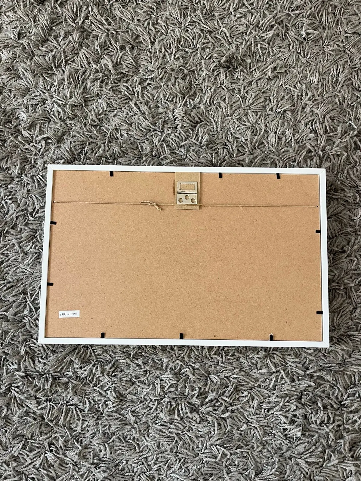Boardmans White Multi Photo Peg Frame