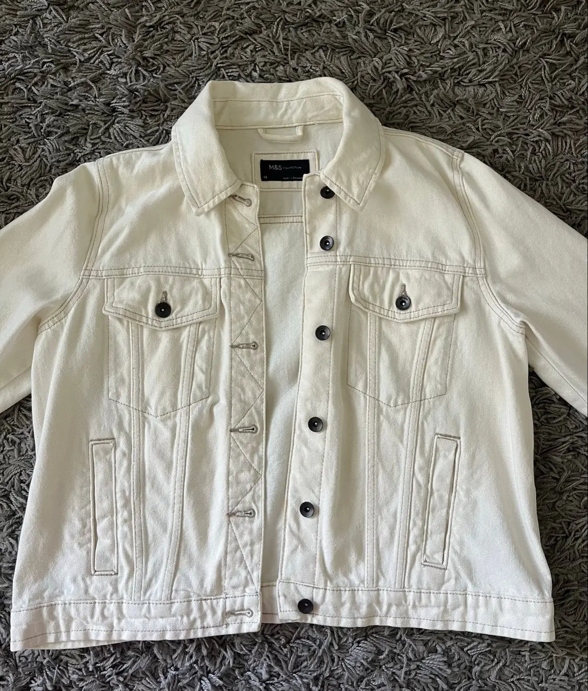 Marks & Spencer Off-White Denim Jacket